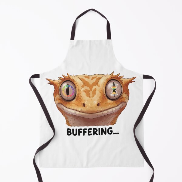 Item preview, Brain Cell Loading - Funny Crested Gecko Buffering designed and sold by Petzzz.