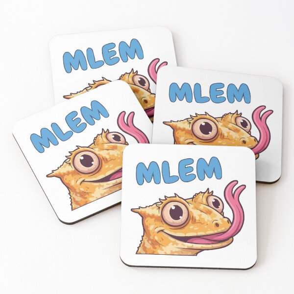 Item preview, Eye Lick Mlem - Crested Gecko Hygiene Funny Art designed and sold by Petzzz.