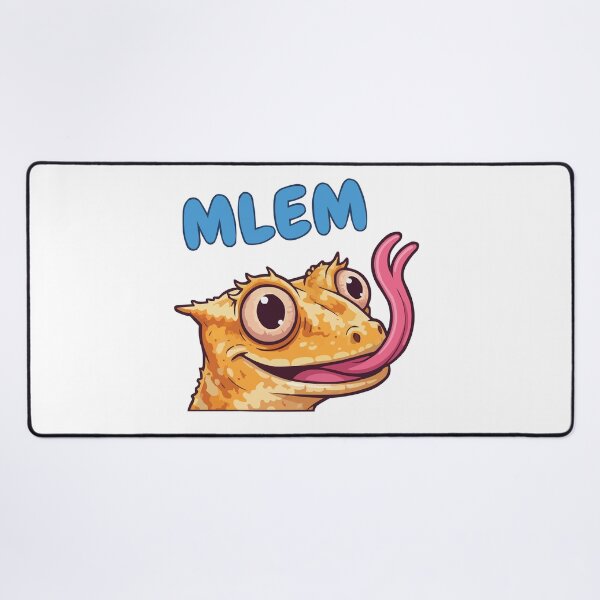 Item preview, Eye Lick Mlem - Crested Gecko Hygiene Funny Art designed and sold by Petzzz.