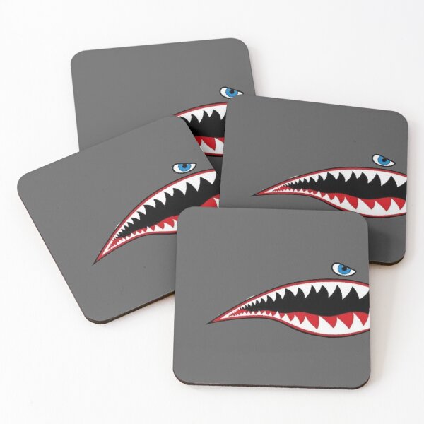 Item preview, world war 2 warhawk aircraft art shark decal designed and sold by PilotandPlane.