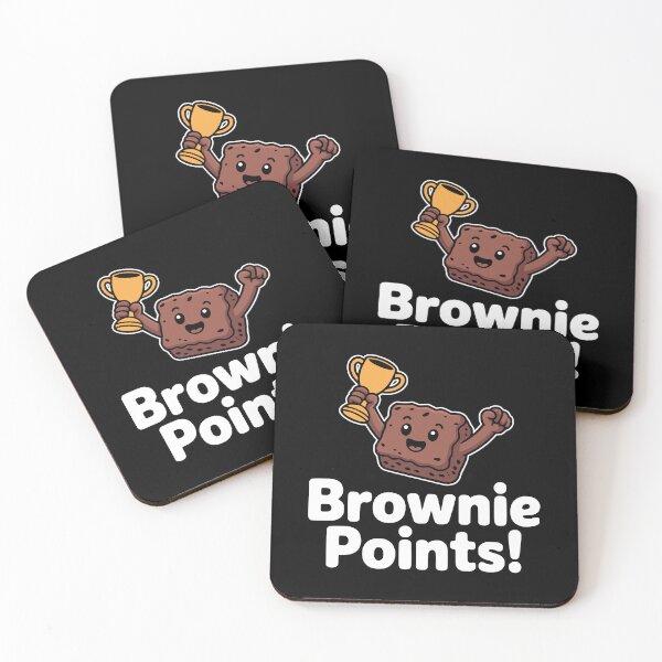 Item preview, Brownie Points! Funny Brownie Pun designed and sold by PMCreative.