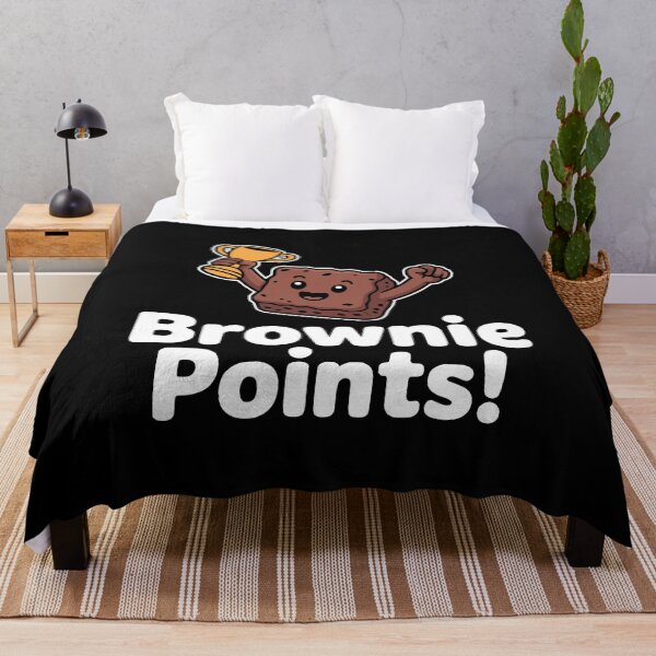 Item preview, Brownie Points! Funny Brownie Pun designed and sold by PMCreative.