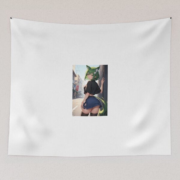 Item preview, Huohuo Honkai Star Rail Anime Neko Streetwear Aesthetic Art designed and sold by iloveanimechibi.