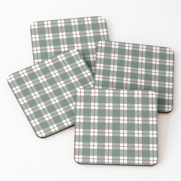 Item preview, Gray-Green, Dark Gray-Red & White Plaid  designed and sold by KSimpson838.