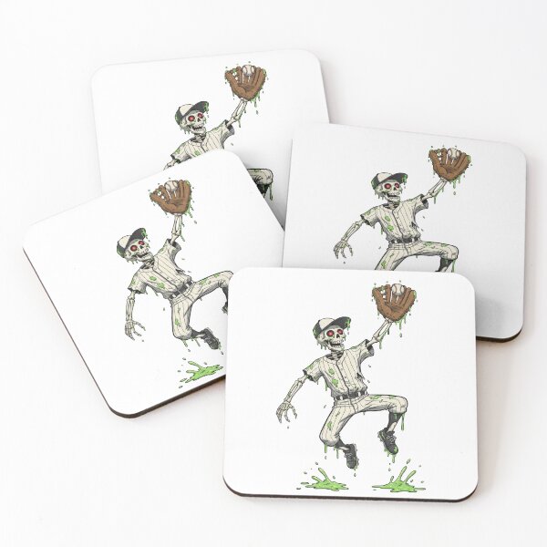 Item preview, Stealing Immortality – Skeleton Outfielder Robbing the Homer designed and sold by unthinkabletees.
