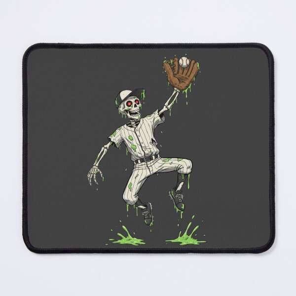 Item preview, Stealing Immortality – Skeleton Outfielder Robbing the Homer designed and sold by unthinkabletees.
