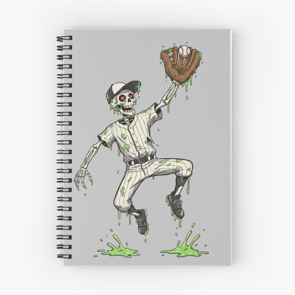 Item preview, Stealing Immortality – Skeleton Outfielder Robbing the Homer designed and sold by unthinkabletees.