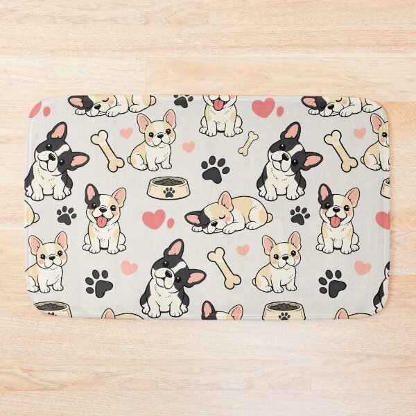 Item preview, Cute French Bulldog Pattern – Kawaii Dog Lover designed and sold by madtoyman.