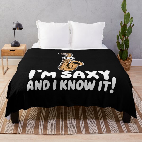 Item preview, I'm Saxy And I Know It! Funny Saxophone Pun designed and sold by PMCreative.