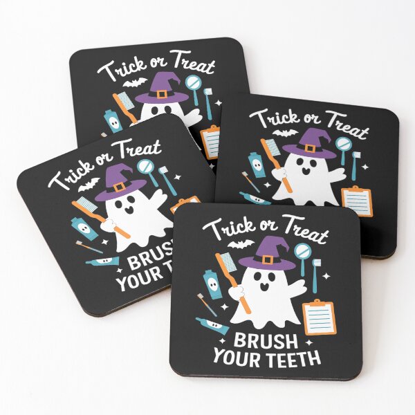 Item preview, Trick Or Treat Brush Your Teeth Dentist Halloween Costume 1  designed and sold by CombatTask.