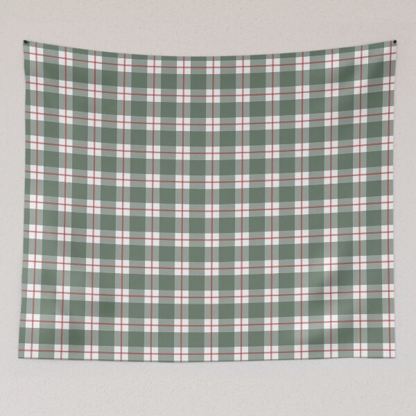 Item preview, Gray-Green, Red & White Plaid  designed and sold by KSimpson838.