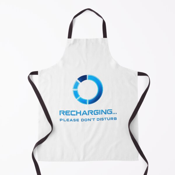 Item preview, Recharging... Please Don’t Disturb - Futuristic Tech Humor designed and sold by MKreative Studio.