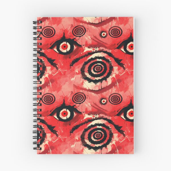 Item preview, Hypnotic Red Spiral Eye Riot Pattern designed and sold by bubblegoth.