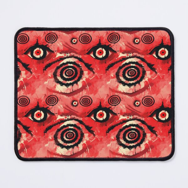 Item preview, Hypnotic Red Spiral Eye Riot Pattern designed and sold by bubblegoth.