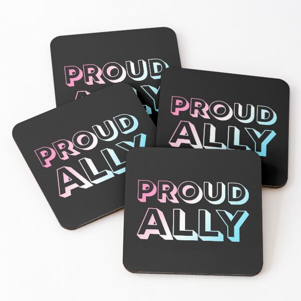 Item preview, Proud Ally - Trans Flag Colors designed and sold by sillyjess.