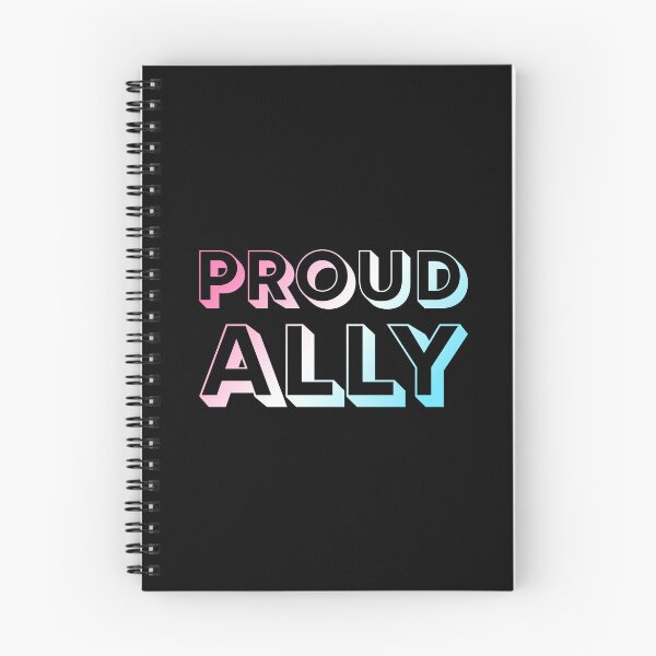Item preview, Proud Ally - Trans Flag Colors designed and sold by sillyjess.