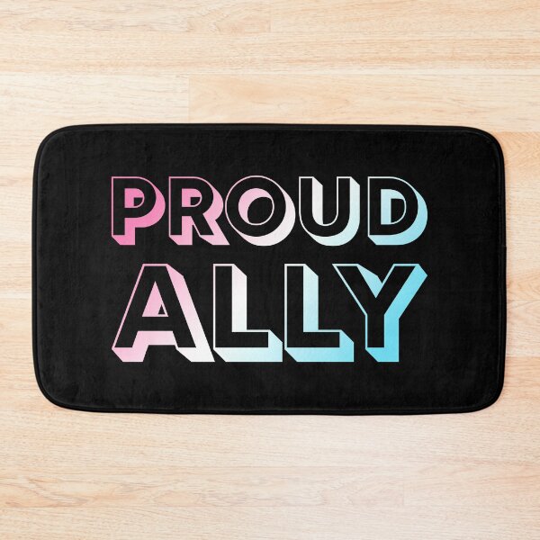 Item preview, Proud Ally - Trans Flag Colors designed and sold by sillyjess.