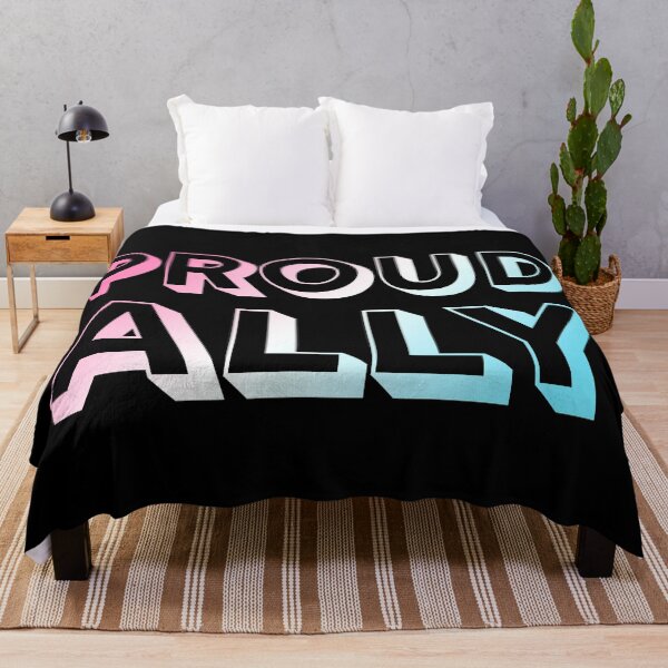 Item preview, Proud Ally - Trans Flag Colors designed and sold by sillyjess.