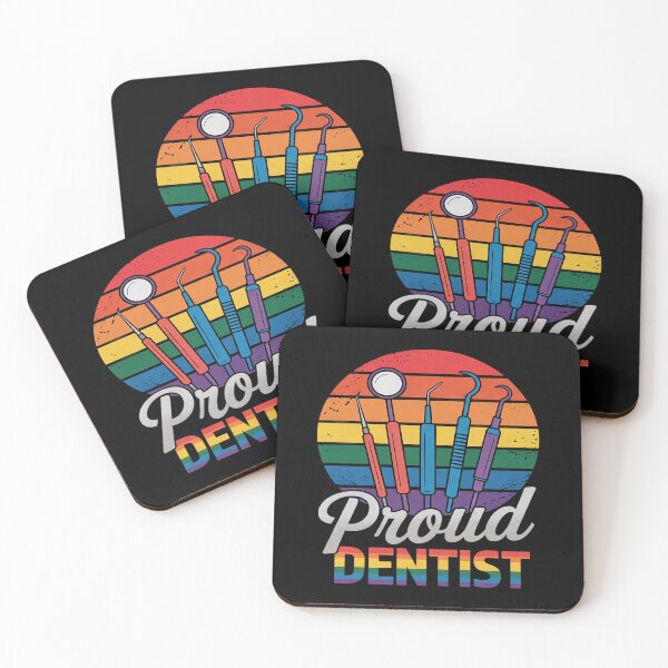 Item preview, Proud Dentist Cool LGBTQ Pride LGBT Rainbow Gay Flag Lover designed and sold by CombatTask.