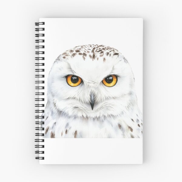 Item preview, Majestic Snowy Owl Portrait - Intense Golden Eyes designed and sold by CharlieDesings.