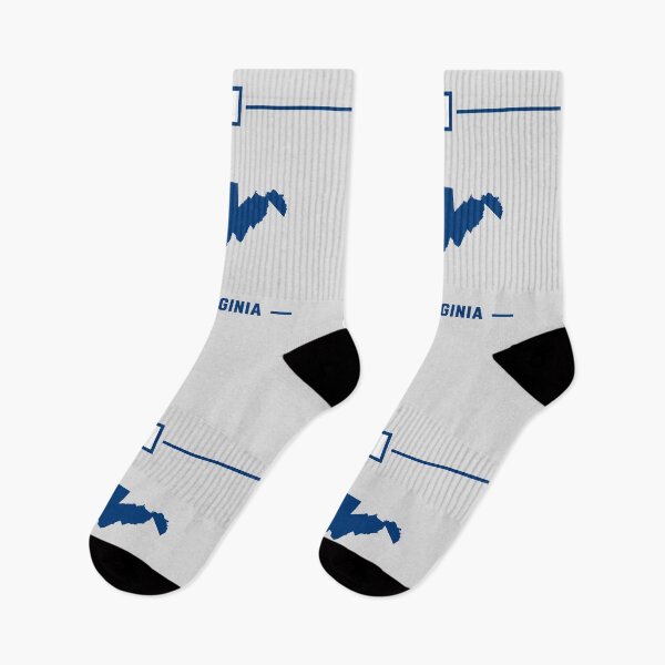 Item preview, West Virginia State Silhouette - Blue & White Pride Graphic designed and sold by mashmosh.