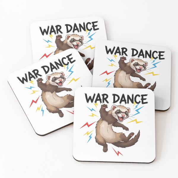 Item preview, Weasel War Dance - Crazy Happy Ferret designed and sold by Petzzz.