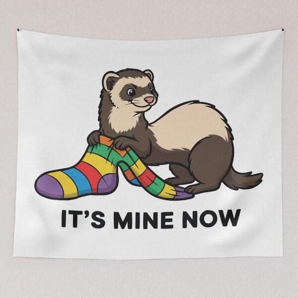 Item preview, Professional Sock Thief - Funny Ferret designed and sold by Petzzz.