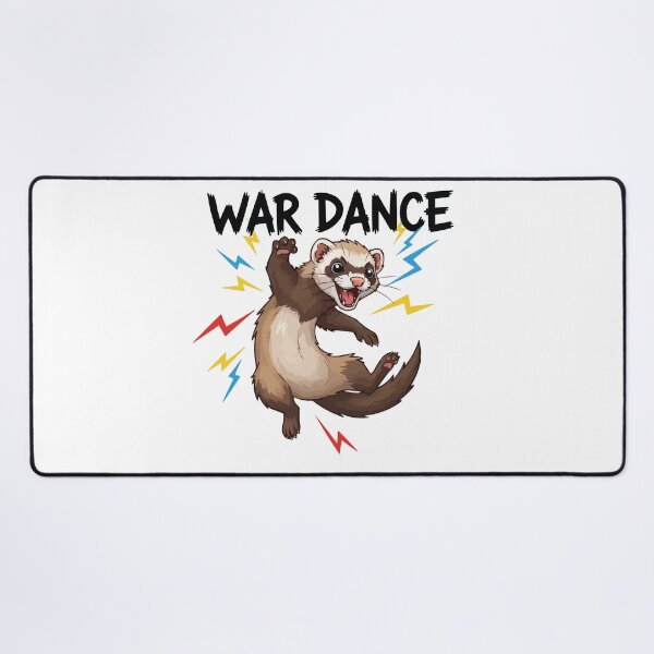 Item preview, Weasel War Dance - Crazy Happy Ferret designed and sold by Petzzz.