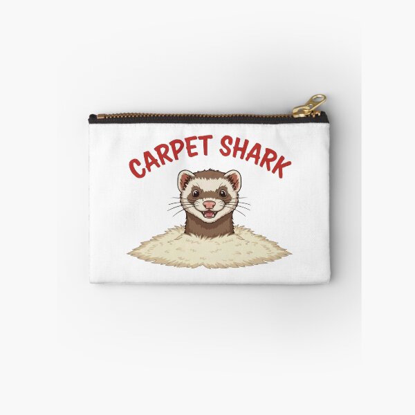 Item preview, Beware of Carpet Shark - Funny Ferret Attack designed and sold by Petzzz.