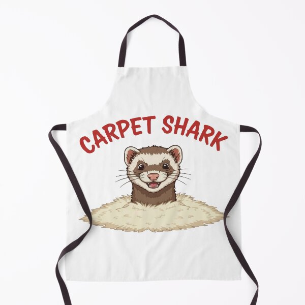 Item preview, Beware of Carpet Shark - Funny Ferret Attack designed and sold by Petzzz.