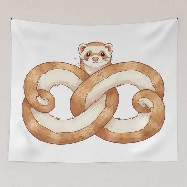 Item preview, Long Boi - The Infinite Cat Snake Ferret Art designed and sold by Petzzz.