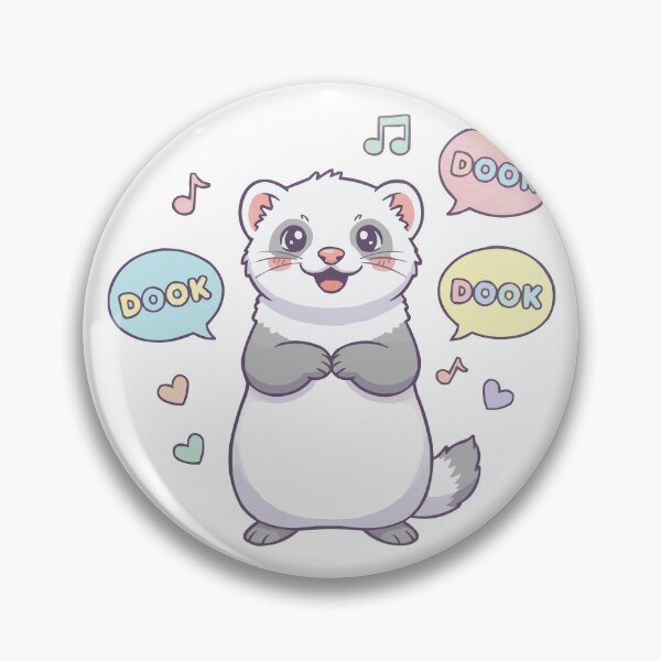Item preview, Dook Dook Dook - Happy Ferret Noise designed and sold by Petzzz.