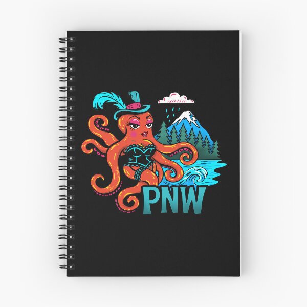 Item preview, Fancy Octopus - Pacific Northwest Rainy Mountain Vibes designed and sold by Urban Muse And Sultry Hues.