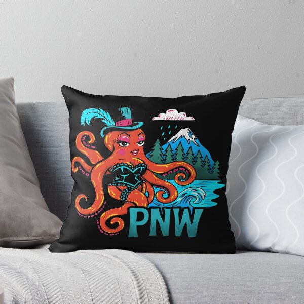 Item preview, Fancy Octopus - Pacific Northwest Rainy Mountain Vibes designed and sold by Urban Muse And Sultry Hues.