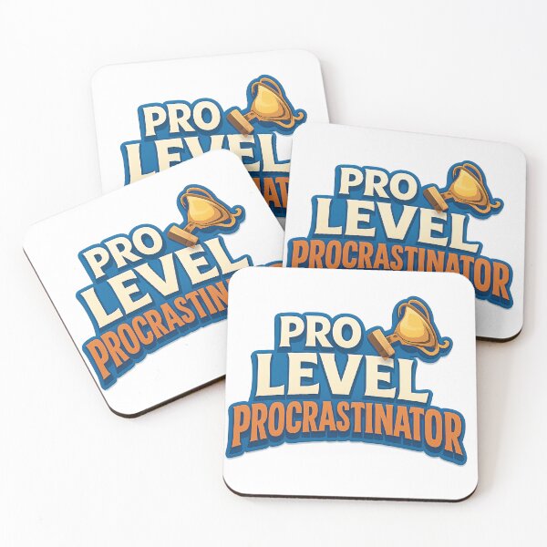 Item preview, Pro Level Procrastinator - Funny Sporty Typography designed and sold by MKreative Studio.