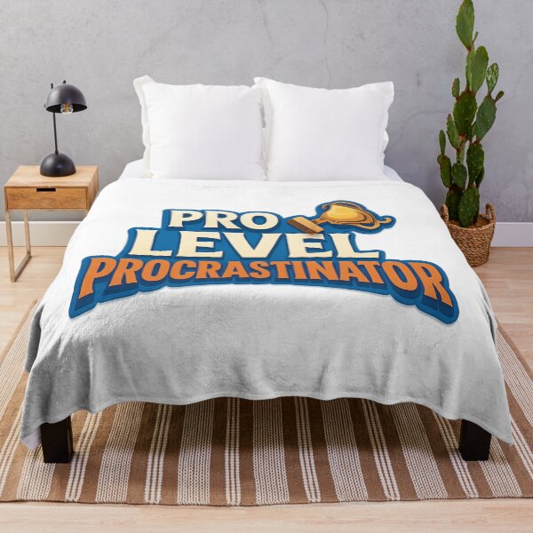 Item preview, Pro Level Procrastinator - Funny Sporty Typography designed and sold by MKreative Studio.