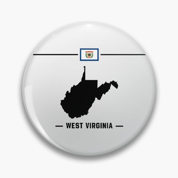 Item preview, West Virginia State Map Silhouette - Classic Black Pride Graphic designed and sold by mashmosh.