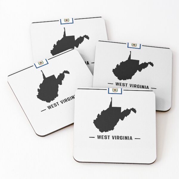 Item preview, West Virginia State Map Silhouette - Classic Black Pride Graphic designed and sold by mashmosh.