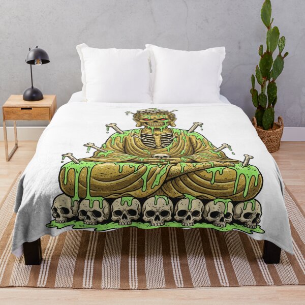 Item preview, Golden Skeleton of Buddha designed and sold by unthinkabletees.