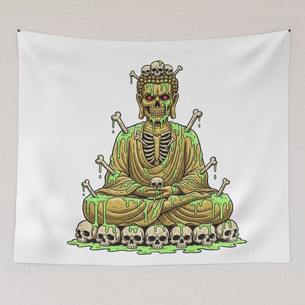 Item preview, Golden Skeleton of Buddha  designed and sold by unthinkabletees.