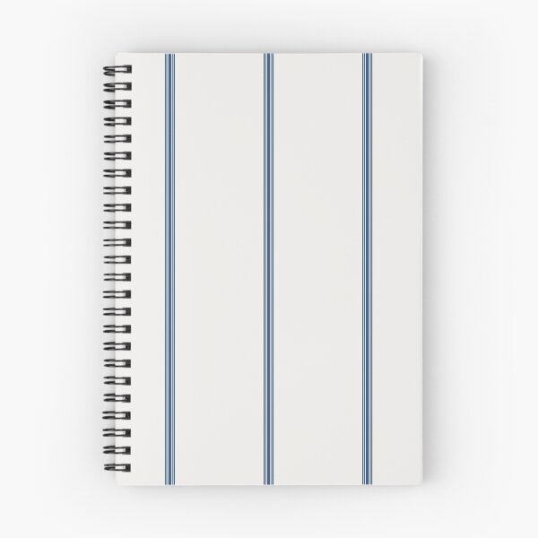 Item preview, Navy and off white ticking stripe designed and sold by LisaLeQuelenec.