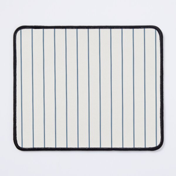 Item preview, Navy and off white ticking stripe designed and sold by LisaLeQuelenec.