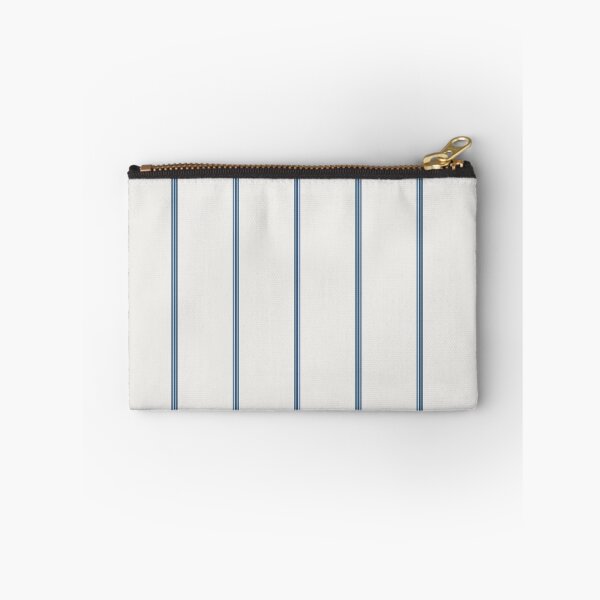 Item preview, Navy and off white ticking stripe designed and sold by LisaLeQuelenec.