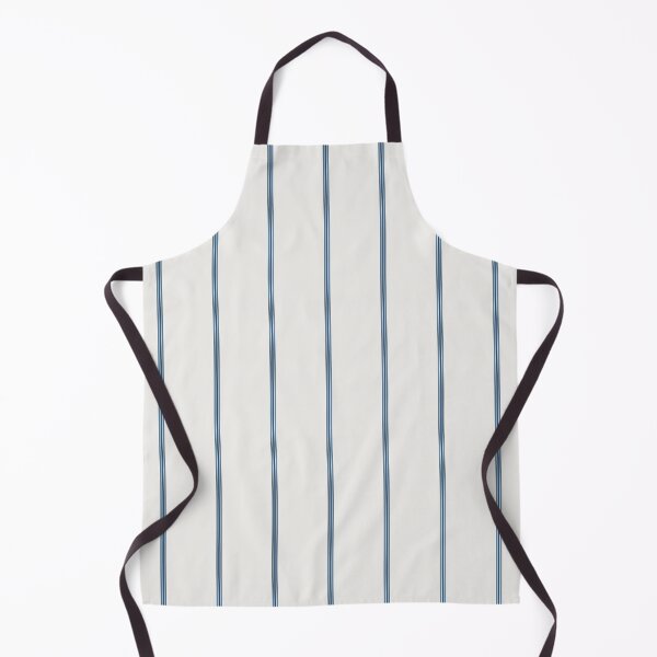 Item preview, Navy and off white ticking stripe designed and sold by LisaLeQuelenec.