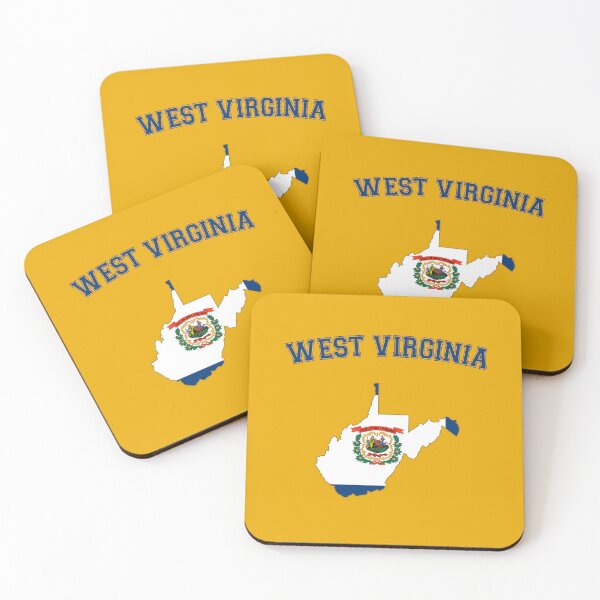 Item preview, West Virginia State Flag Map - Classic Pride Silhouette designed and sold by mashmosh.