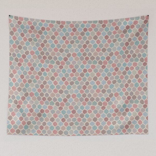 Item preview, Retro Grunge Geometric Seamless Pattern in Muted Pastels designed and sold by SylvieVibes.