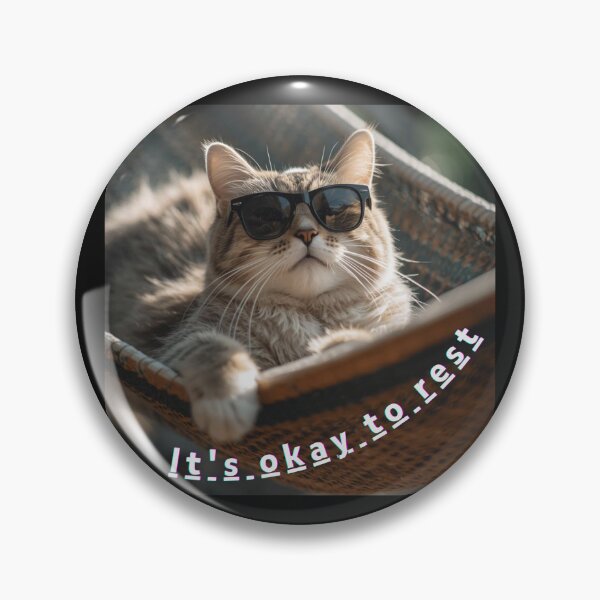 Item preview, Self-Care Cat: Chill Vibes and Rest designed and sold by Pukisdaizi.