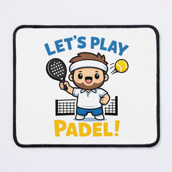 Item preview, Let's Play Padel Cute Chibi Sport Player designed and sold by Mr Lee.