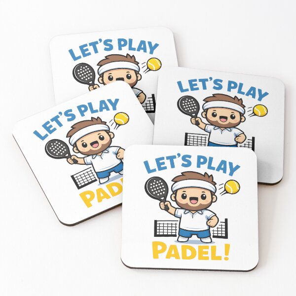 Item preview, Let's Play Padel Cute Chibi Sport Player designed and sold by Mr Lee.