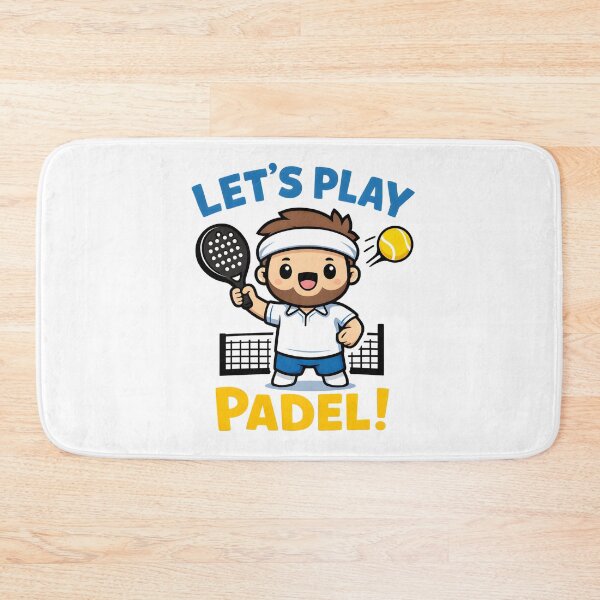 Item preview, Let's Play Padel Cute Chibi Sport Player designed and sold by Mr Lee.